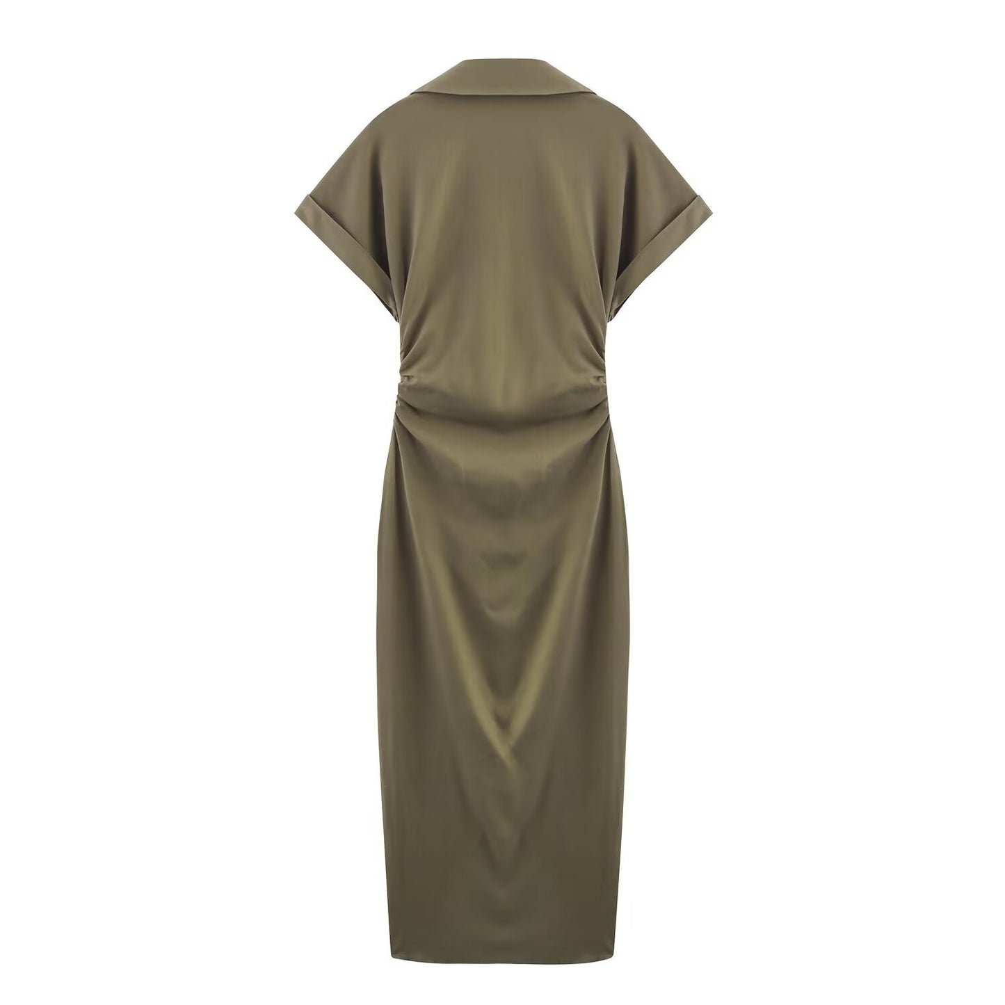 Robe longue manches courtes